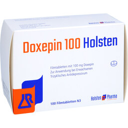 Abbildung: Doxepin 100 Holsten Filmtabletten 100 St, Filmtabletten PZN 06330483