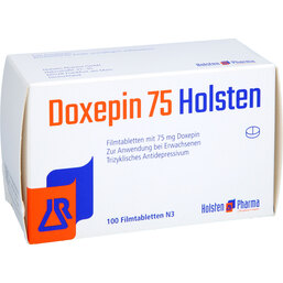 Abbildung: Doxepin 75 Holsten Filmtabletten 100 St, Filmtabletten PZN 06330520
