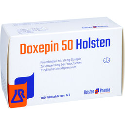Abbildung: Doxepin 50 Holsten Filmtabletten 100 St, Filmtabletten PZN 06330566