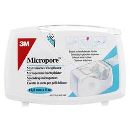 Abbildung: Micropore Vliespflaster 5 mx1,25 cm mit Abr.1530 - 0D 1 St, Pflaster PZN 06337930