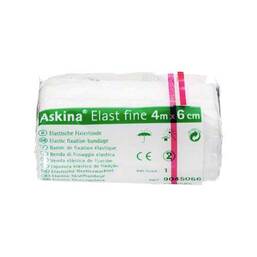 Abbildung: Askina Elast Fine Binde 4mx6cm cellophaniert Binden, 1 St PZN 06338585