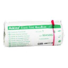 Abbildung: Askina Elast Fine Binde 4mx8cm cellophaniert Binden, 1 St PZN 06338591