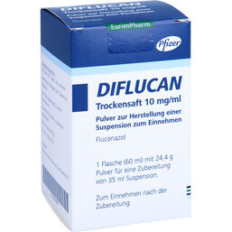 Abbildung: Diflucan Trockensaft 35 ml, Trockensaft PZN 06338987