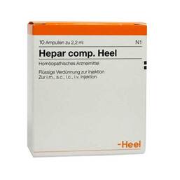 Abbildung: Hepar comp.Heel Ampullen Ampullen, 10 St PZN 06340636