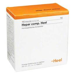 Abbildung: Hepar comp.Heel Ampullen Ampullen, 100 St PZN 06340659