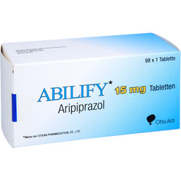 Abbildung: Abilify 15 mg Tabletten 98 St, Tabletten PZN 06341676