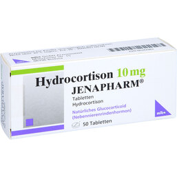 Abbildung: Hydrocortison 10 mg Jenapharm Tabletten 50 St, Tabletten PZN 06342983