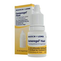 Abbildung: Corneregel® Fluid unterstützt die Wundheilung am Auge 10 ml, Augentropfen PZN 06343617