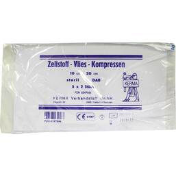Abbildung: Zellstoff Vlies Kompressen 1 5X2 St, Kompressen PZN 06347644