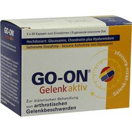 Abbildung: GO ON Gelenk aktiv Kapseln Kapseln, 2X20 St PZN 06424907