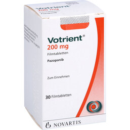 Abbildung: Votrient 200 mg Filmtabletten 30 St, Filmtabletten PZN 06431764