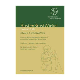 Abbildung: Husten Brust Wickel Thymian Wachswerk Folie, 6 St PZN 06433384