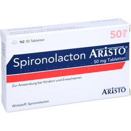 Abbildung: Spironolacton Aristo 50 mg Tabletten 50 St, Tabletten PZN 06434395