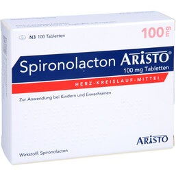 Abbildung: Spironolacton Aristo 100 mg Tabletten 100 St, Tabletten PZN 06434449