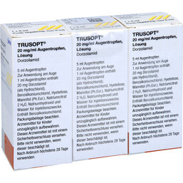 Abbildung: Trusopt Augentropfen 3X5 ml, Augentropfen PZN 06437873