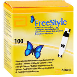 Abbildung: Freestyle Teststreifen Teststreifen, 100 St PZN 06439139