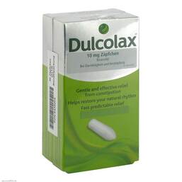 Abbildung: Dulcolax 10 mg Zäpfchen 30 St, Suppositorien PZN 06439205