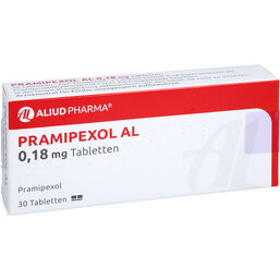 Abbildung: Pramipexol AL 0,18 mg Tabletten 30 St, Tabletten PZN 06453323