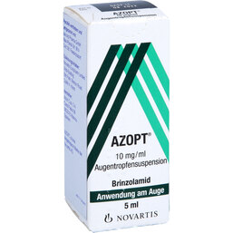 Abbildung: Azopt 10 mg / ml Augentropfensuspension 1X5 ml, Augentropfen PZN 06455552