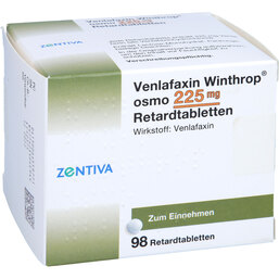 Abbildung: Venlafaxin Winthrop osmo 225 mg Retardtabletten 98 St, Retard-Tabletten PZN 06455977