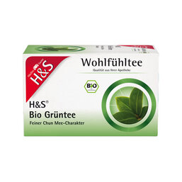 Abbildung: H&S Bio Grüntee Filterbeutel Filterbeutel, 20X2.0 g PZN 06465094