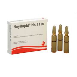 Abbildung: Neyrapid Nr.11 D 7 Ampullen Ampullen, 5X2 ml PZN 06486506