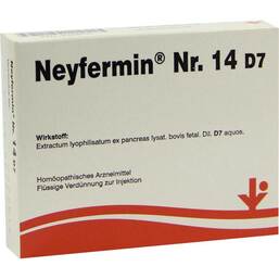 Abbildung: Neyfermin Nr.14 D 7 Ampullen Ampullen, 5X2 ml PZN 06486535
