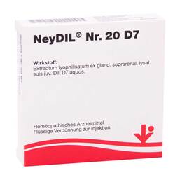 Abbildung: Neydil Nr.20 D 7 Ampullen Ampullen, 5X2 ml PZN 06486593