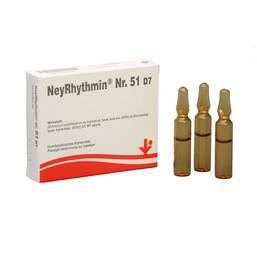Abbildung: Neyrhythmin Nr.51 D 7 Ampullen Ampullen, 5X2 ml PZN 06486989