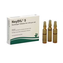 Abbildung: Neydil Nr.5 Revitorgan Dil.D 4 pro vet. Ampullen 5X2 ml, Ampullen PZN 06487807