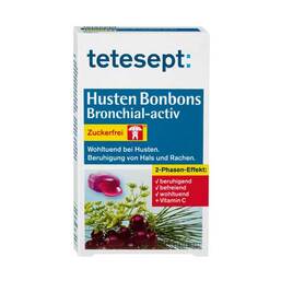 Abbildung: Tetesept Husten Bonbons Bronchial-activ zuckerfrei Bonbons, 75 g PZN 06492607