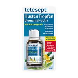 Abbildung: Tetesept Hustentropfen Bronchial-activ zuckerfrei Tropfen zum Einnehmen, 40 ml PZN 06492636