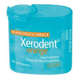 Abbildung: Xerodent Orange Lutschtabletten Lutschtabletten, 30 St PZN 06499302