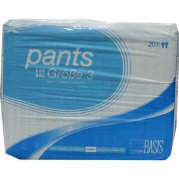 Abbildung: Param Pants Basis Tag Größe 3 20 St PZN 06558341