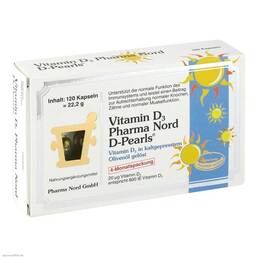 Abbildung: Vitamin D3 Pharma Nord Kapseln Kapseln, 120 St PZN 06558789