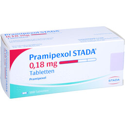 Abbildung: Pramipexol STADA 0,18 mg Tabletten 100 St, Tabletten PZN 06560504