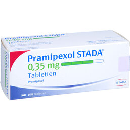 Abbildung: Pramipexol STADA 0,35 mg Tabletten 100 St, Tabletten PZN 06560527