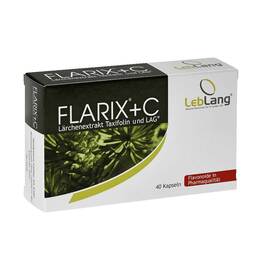 Abbildung: Flarix + C Lärchenextrakt Taxifolin Kapseln 40 St, Kapseln PZN 06562609