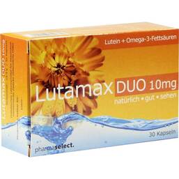 Abbildung: Lutamax Duo 10 mg Kapseln Kapseln, 30 St PZN 06564264