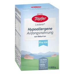 Abbildung: Töpfer Lactana Pre HA Pulver Pulver, 600 g PZN 06569942