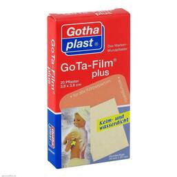Abbildung: Gota Film plus 3,8x3,8cm Pflaster 20 St, Pflaster PZN 06571927