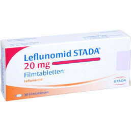 Abbildung: Leflunomid STADA 20 mg Filmtabletten 30 St, Filmtabletten PZN 06572358