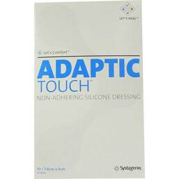 Abbildung: Adaptic Touch 7,6x5cm Non Adher.Sil.D.Wundgaze 10 St, Wundgaze PZN 06579892