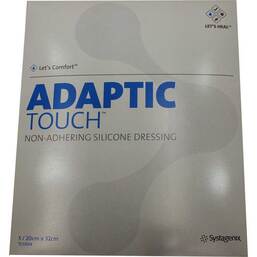 Abbildung: Adaptic Touch 20x32cm Non Adher.Sil.D.Wundgaze 5 St, Wundgaze PZN 06579923