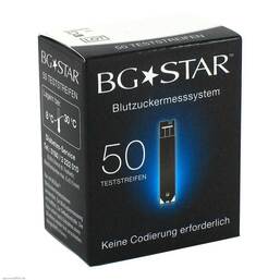 Abbildung: Bgstar Teststreifen Teststreifen, 50 St PZN 06581340