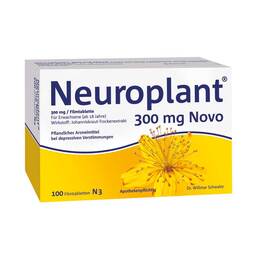 Abbildung: Neuroplant 300 mg Novo Filmtabletten Filmtabletten, 100 St PZN 06581392