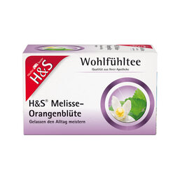 Abbildung: H&S Melisse Orangenblüte Filterbeutel Filterbeutel, 20X2.0 g PZN 06582428