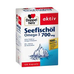 Abbildung: Doppelherz Seefischöl Omega-3 700 mg Kapseln Kapseln, 120 St PZN 06583646