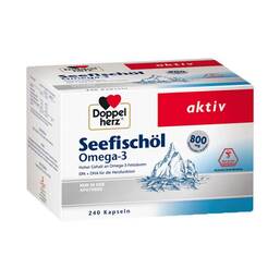 Abbildung: Doppelherz Seefischöl Omega-3 800 mg Kapseln Kapseln, 240 St PZN 06583669