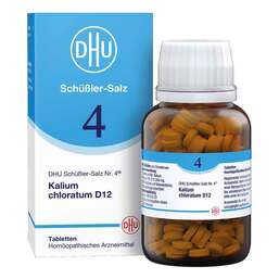 Abbildung: Biochemie DHU 4 Kalium chloratum D 12 Tabletten Tabletten, 420 St PZN 06584048
